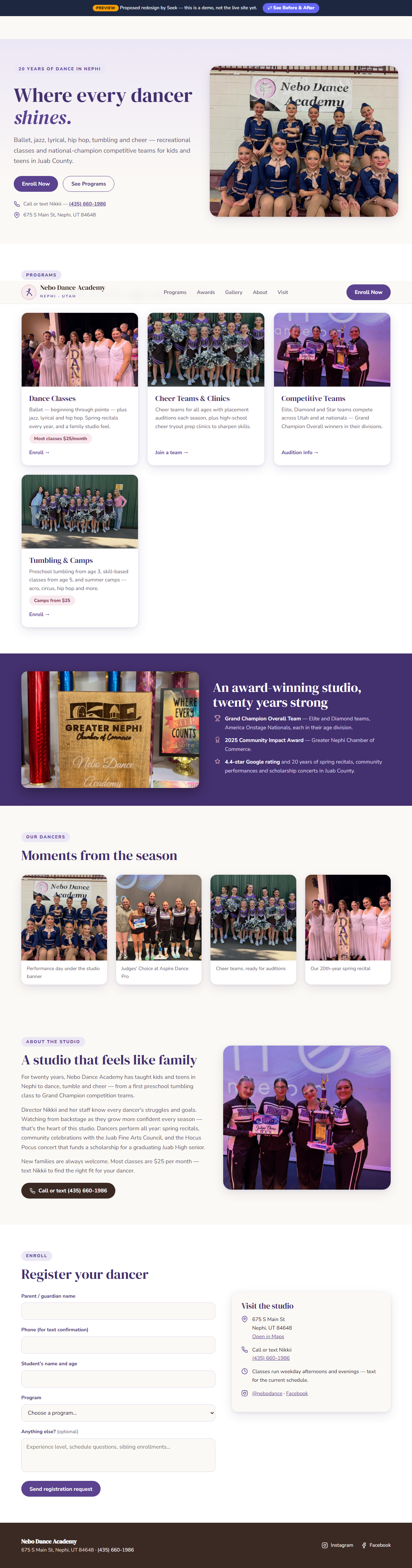 Site screenshot